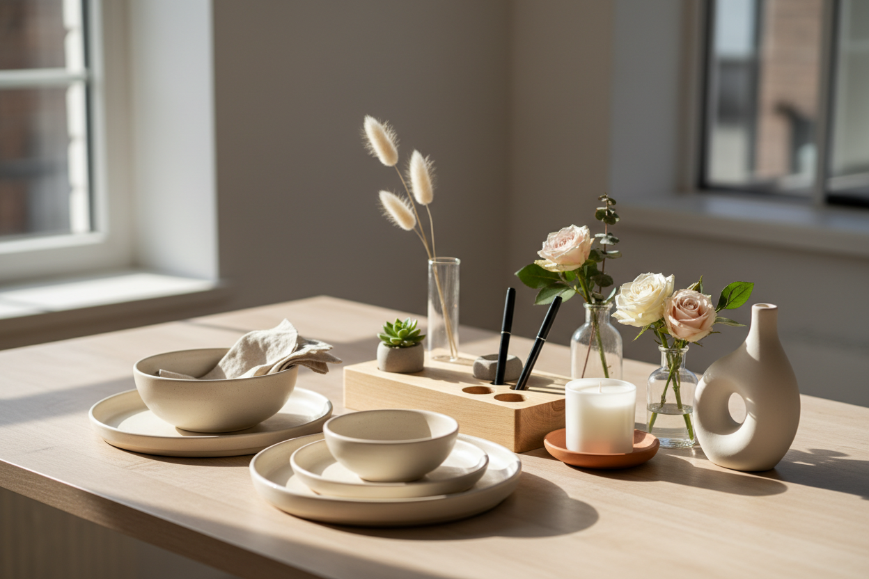 Tableware, organizers, and decorative accents (make it real photo)